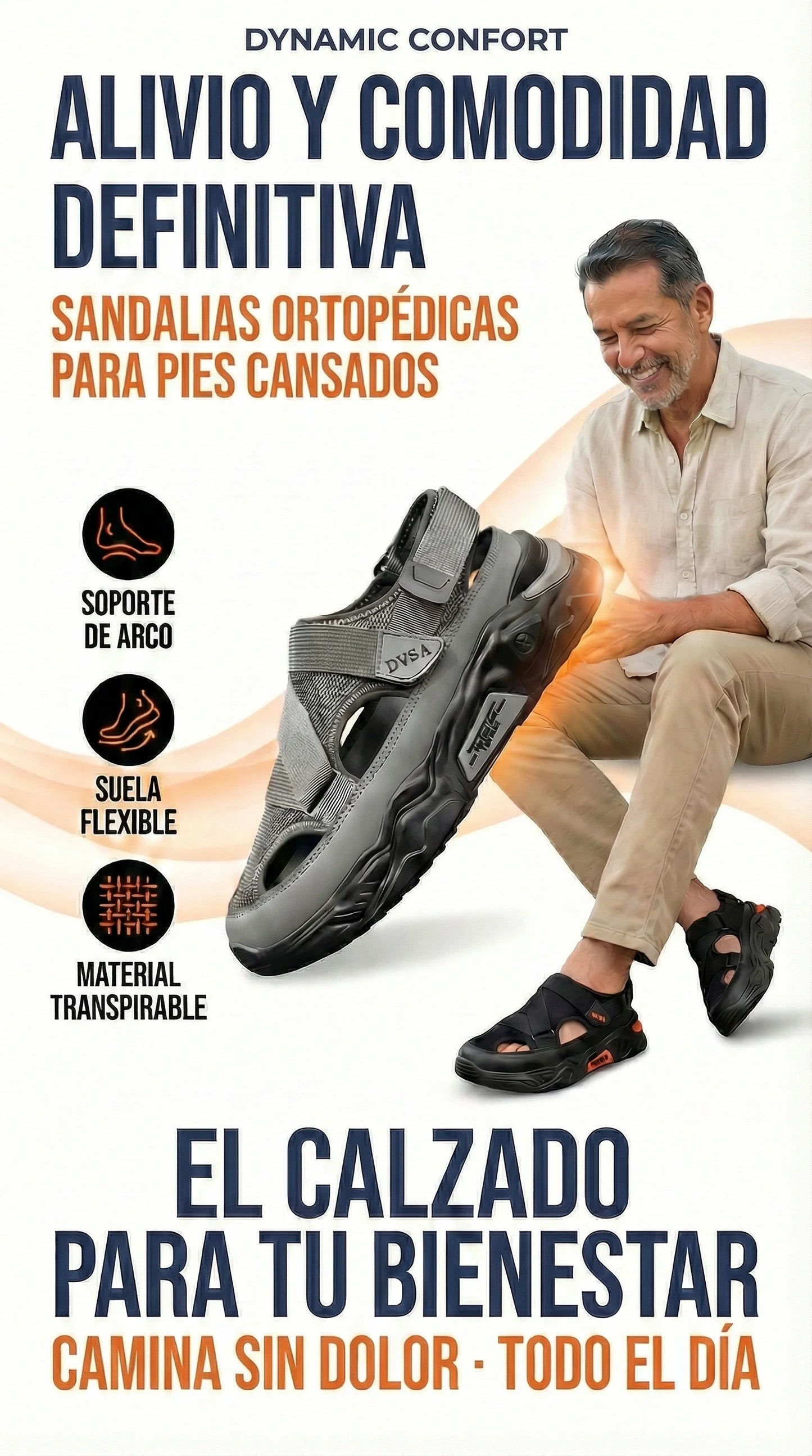 Sandalias Ortopédicas Dynamic Confort®
